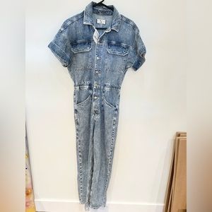 Free people womans jean jumpsuit 5413 ob1154494 sz S